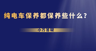 纯电车保养都保养些什么？